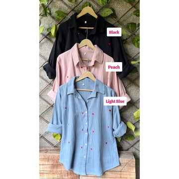 pure Soft mulmul Cotton Summer Wear shirt