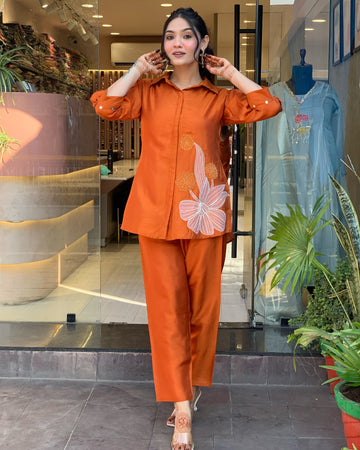 Premium Chiffon Material cord set