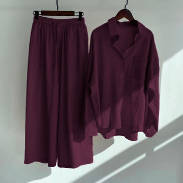 Designer Women's Slacks High Waist Cotton