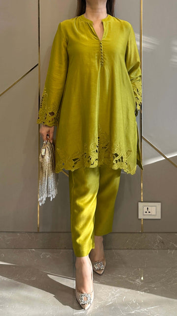 Green Ochre - Zoya Co-ord Set