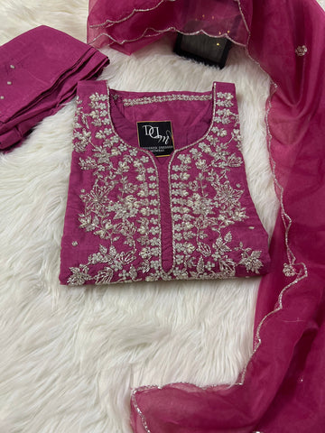 Maslin Designer Embroidery with Zardosi