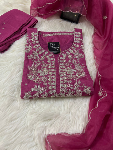 Maslin Designer Embroidery with Zardosi