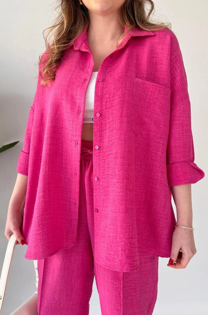Pink - Women’s Light Irish Cord Set