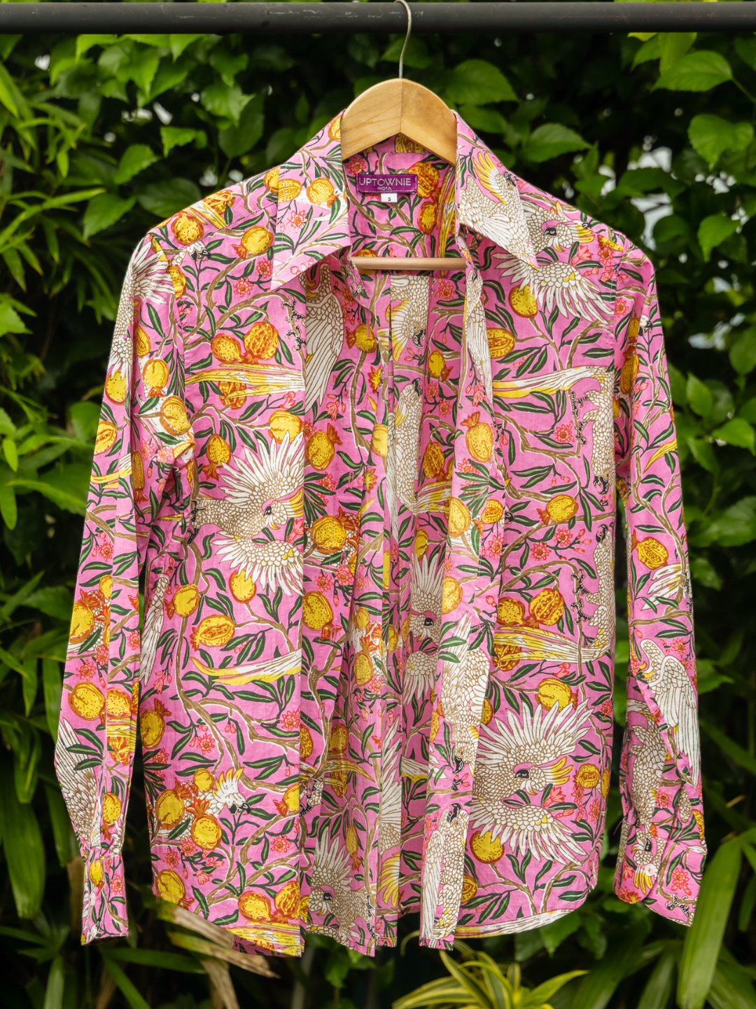 Printed Cotton Pink Shirt