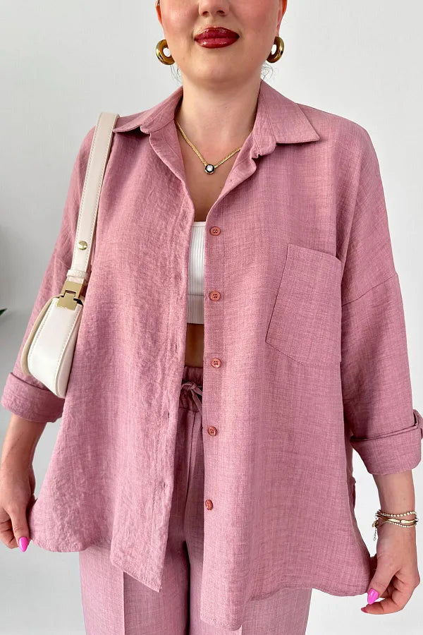 Baby Pink - Women’s Light Irish Cord Set