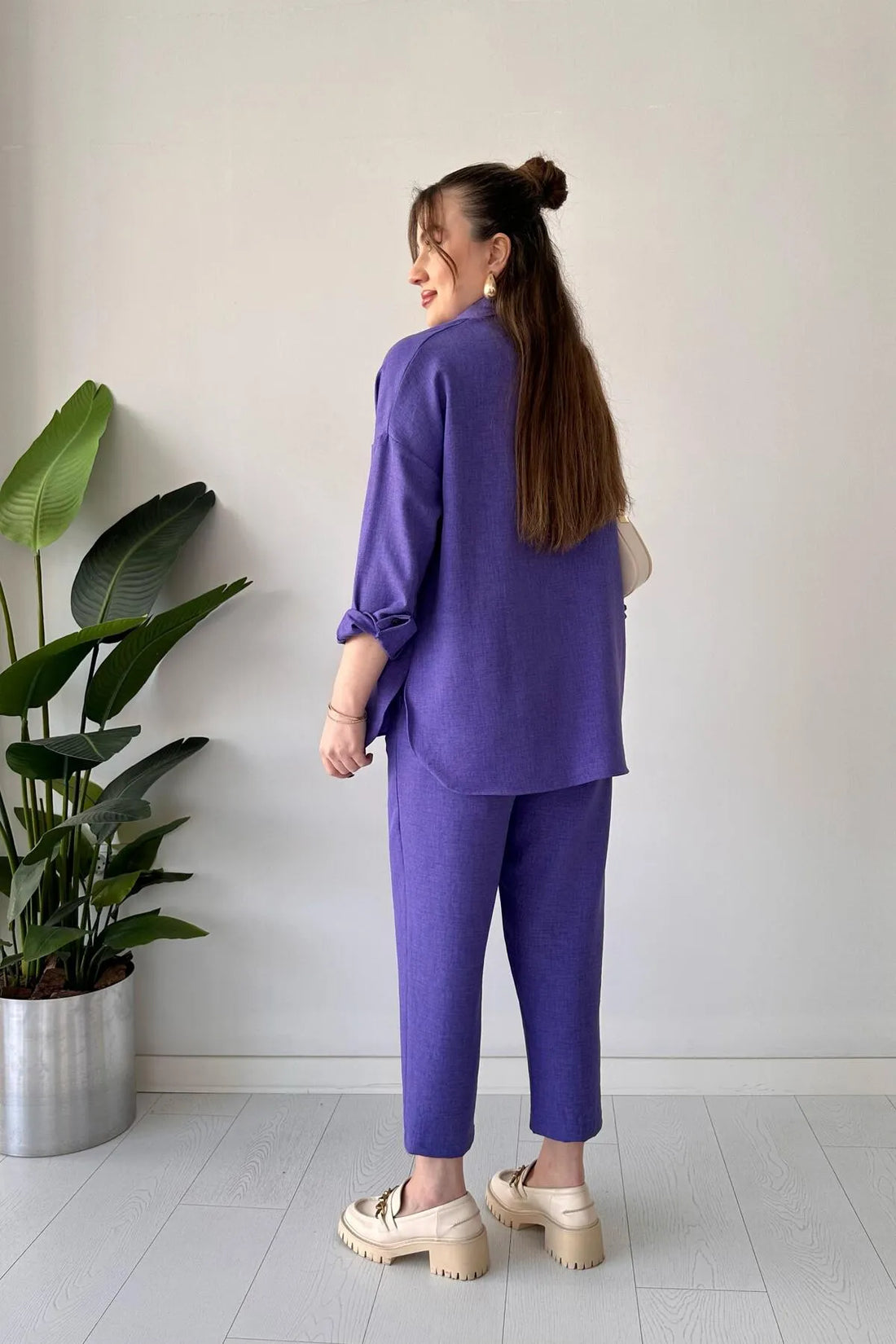 Purple - Women’s Light Irish Cord Set