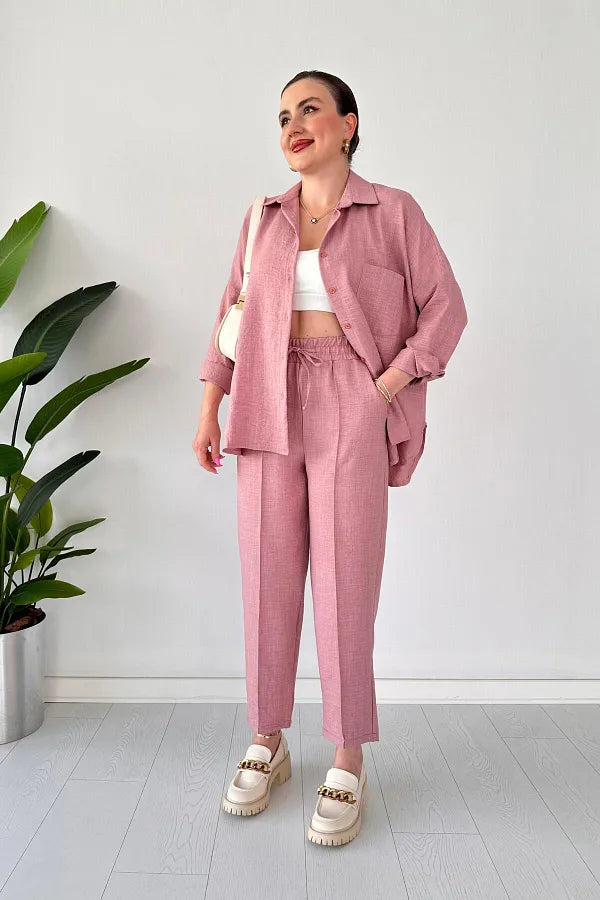 Baby Pink - Women’s Light Irish Cord Set