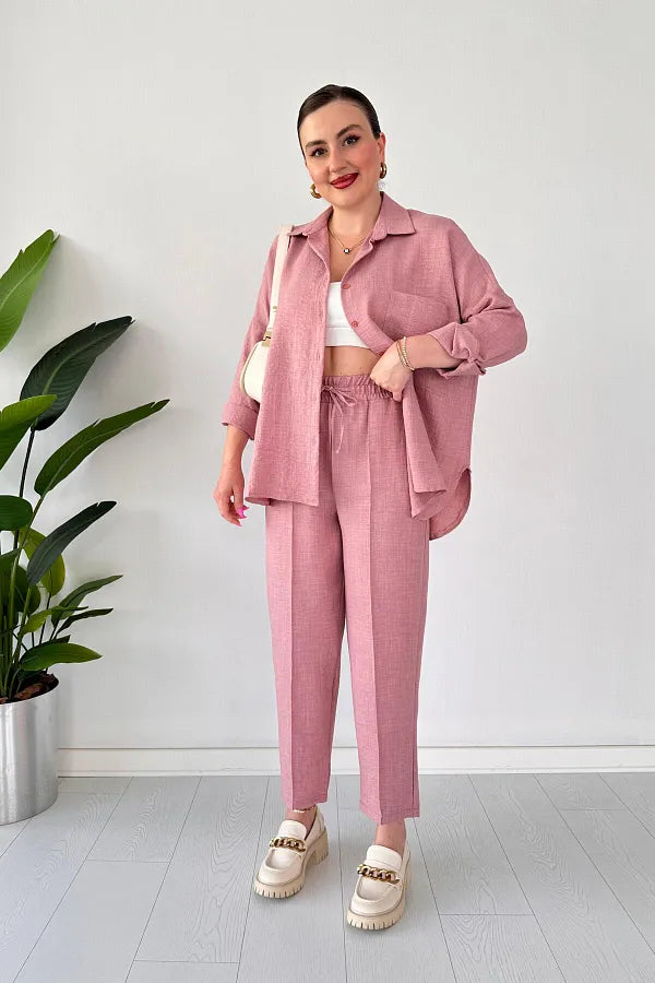 Baby Pink - Women’s Light Irish Cord Set
