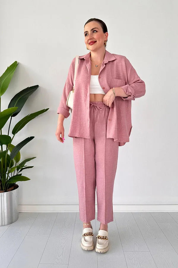 Baby Pink - Women’s Light Irish Cord Set