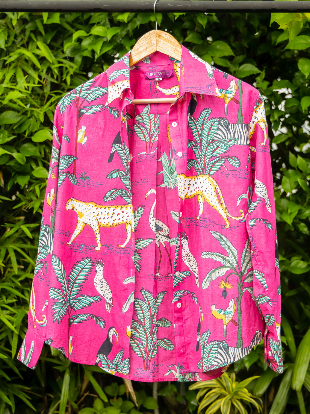 Printed Cotton Pink Shirt