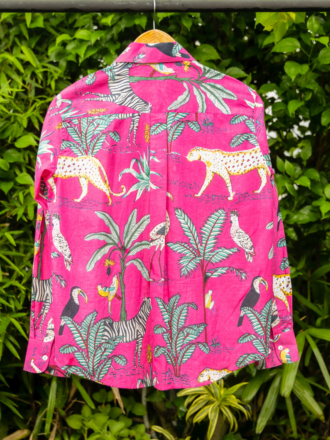 Printed Cotton Pink Shirt