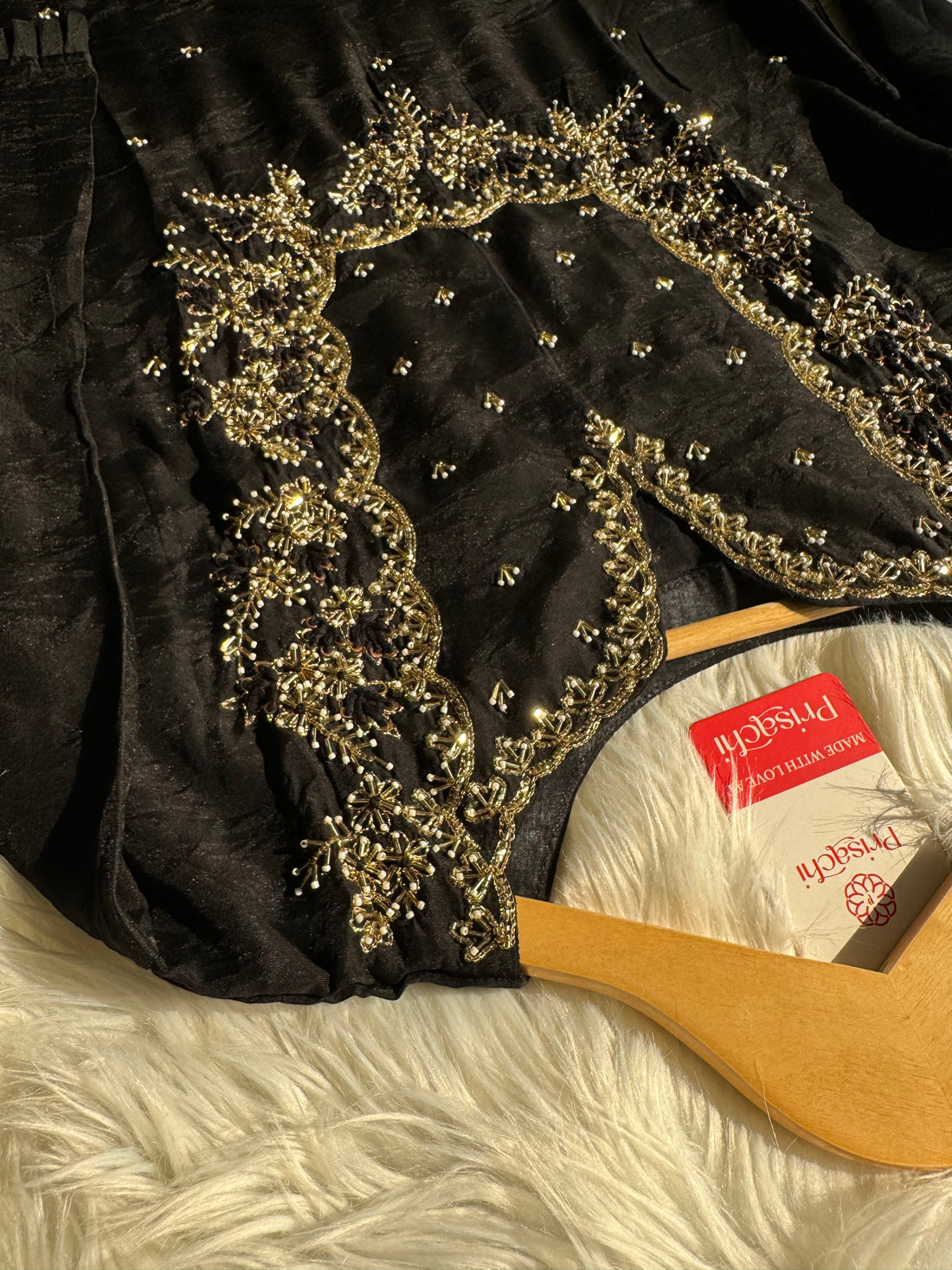 Embroidered kurta Pant with dupatta with Zardosi work