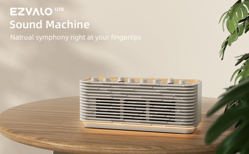 White Noise Sleep Sound Machine, 255+ Mixer Options with Portable Speaker, Night Light, Sleep Timer, Breath Therapy, Headphone Jack White Noise Machine for Adults Sleeping Meditation with Light