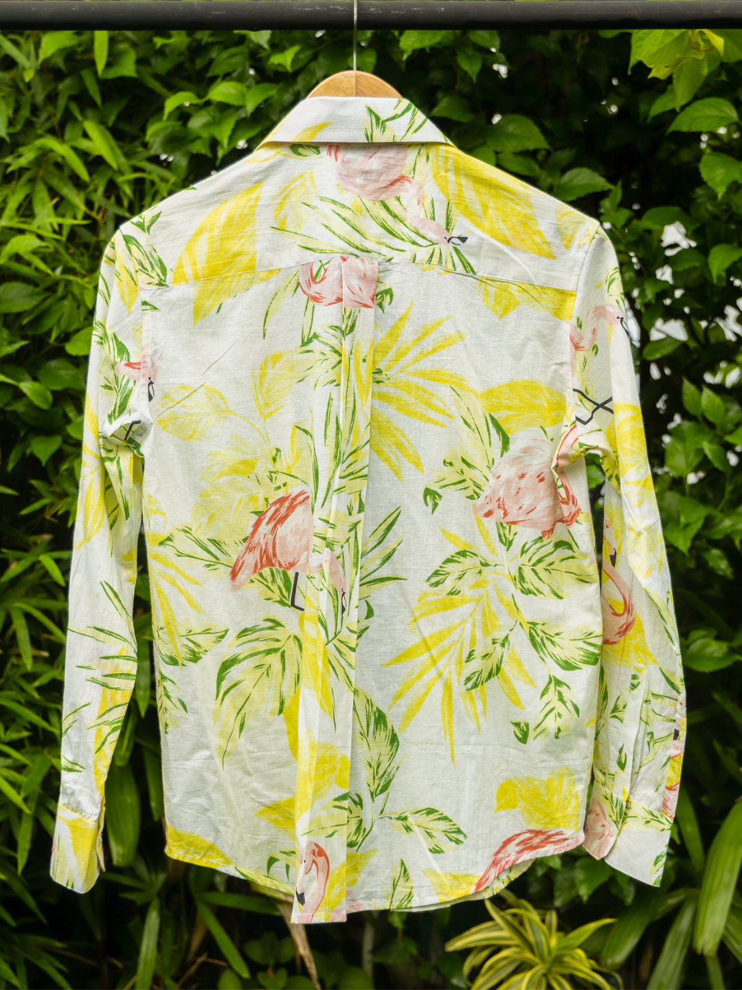 Printed Cotton Yellow Shirt