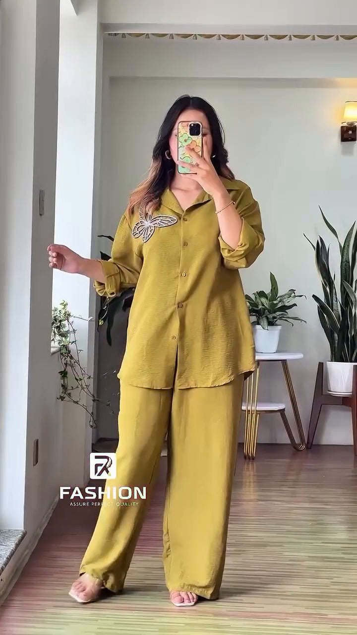 Rihana Luxury 2-Piece Coord Set – Boutique Quality