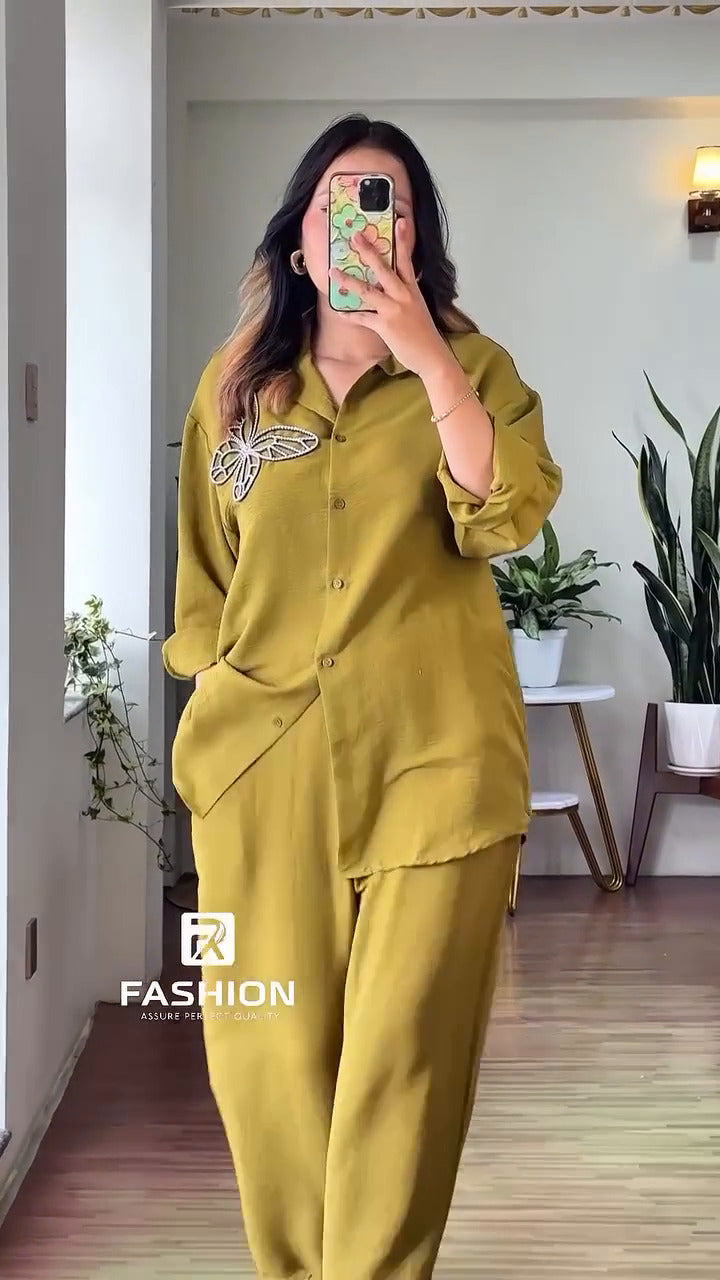 Rihana Luxury 2-Piece Coord Set – Boutique Quality
