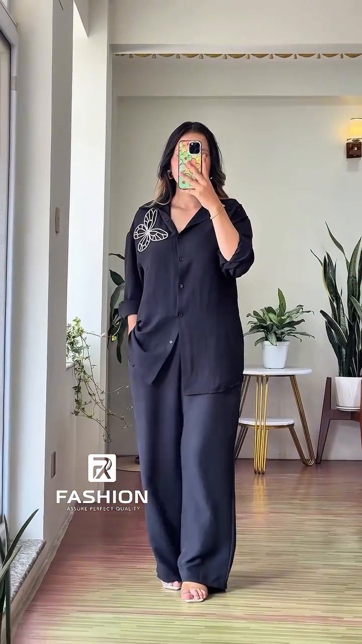 Rihana Luxury 2-Piece Coord Set – Boutique Quality