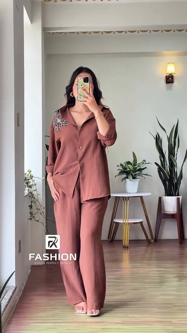 Rihana Luxury 2-Piece Coord Set – Boutique Quality