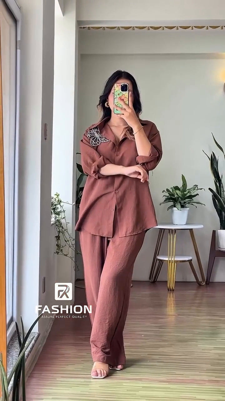 Rihana Luxury 2-Piece Coord Set – Boutique Quality