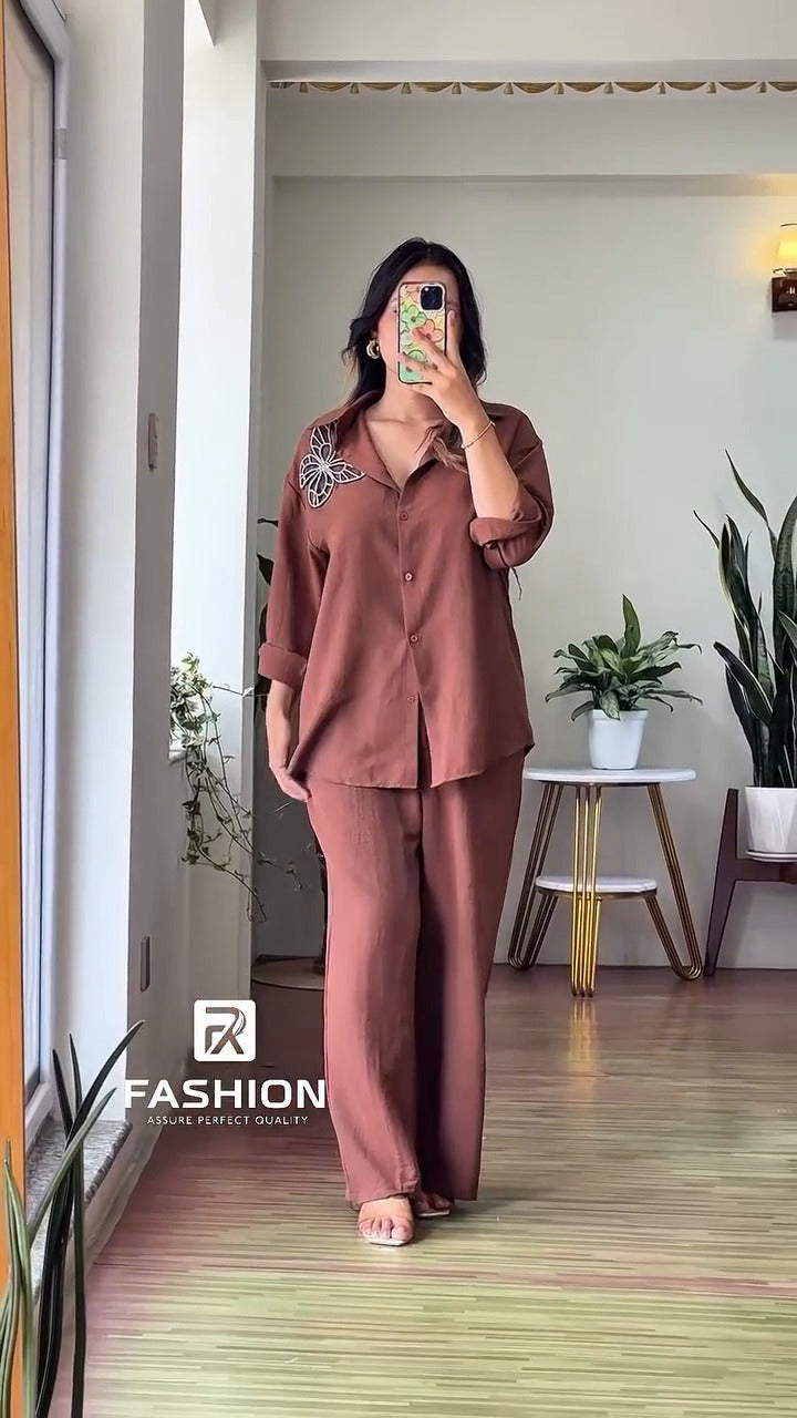 Rihana Luxury 2-Piece Coord Set – Boutique Quality