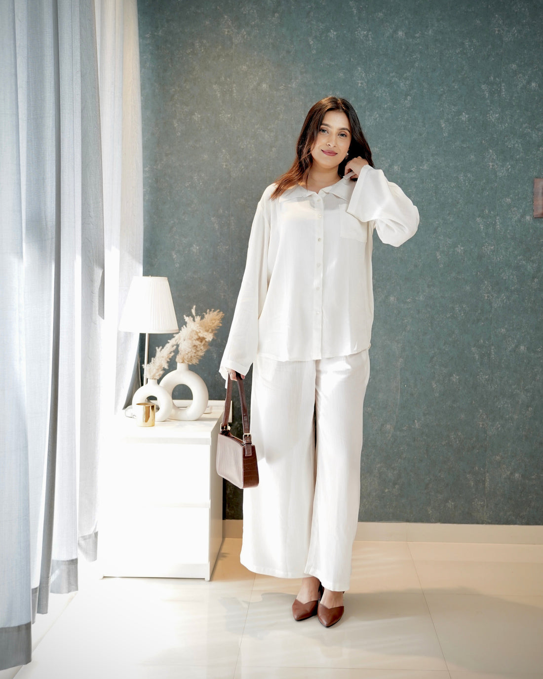Chic lycra Co-ord Set for Women