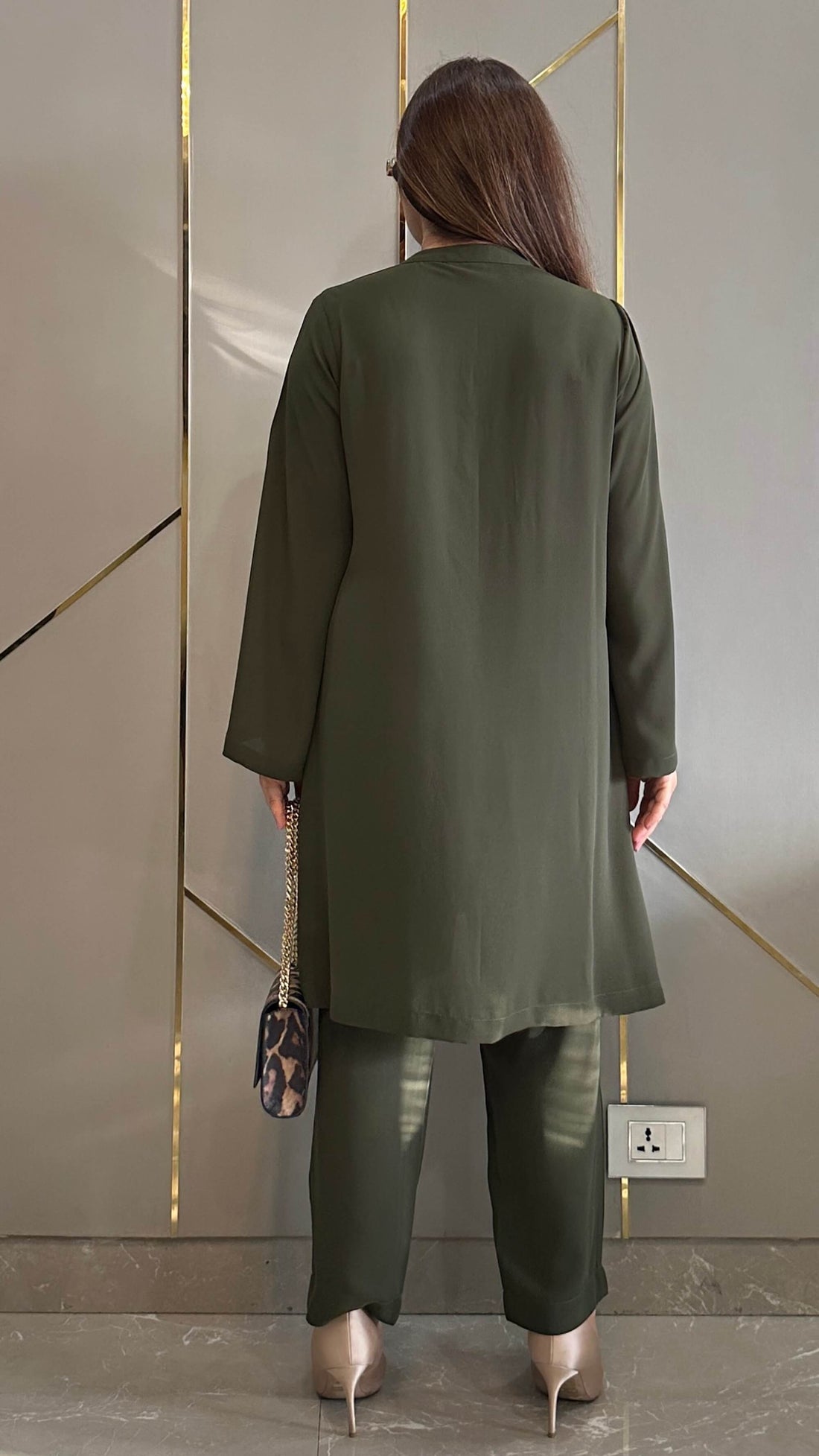 Olive Green - Zoya Co-ord Set
