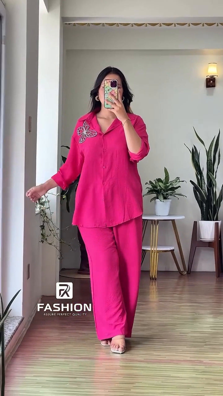 Rihana Luxury 2-Piece Coord Set – Boutique Quality