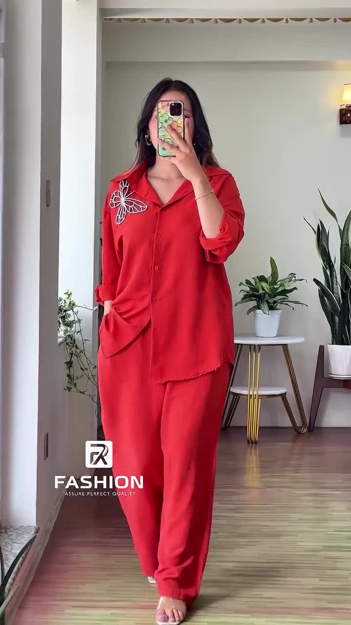 Rihana Luxury 2-Piece Coord Set – Boutique Quality