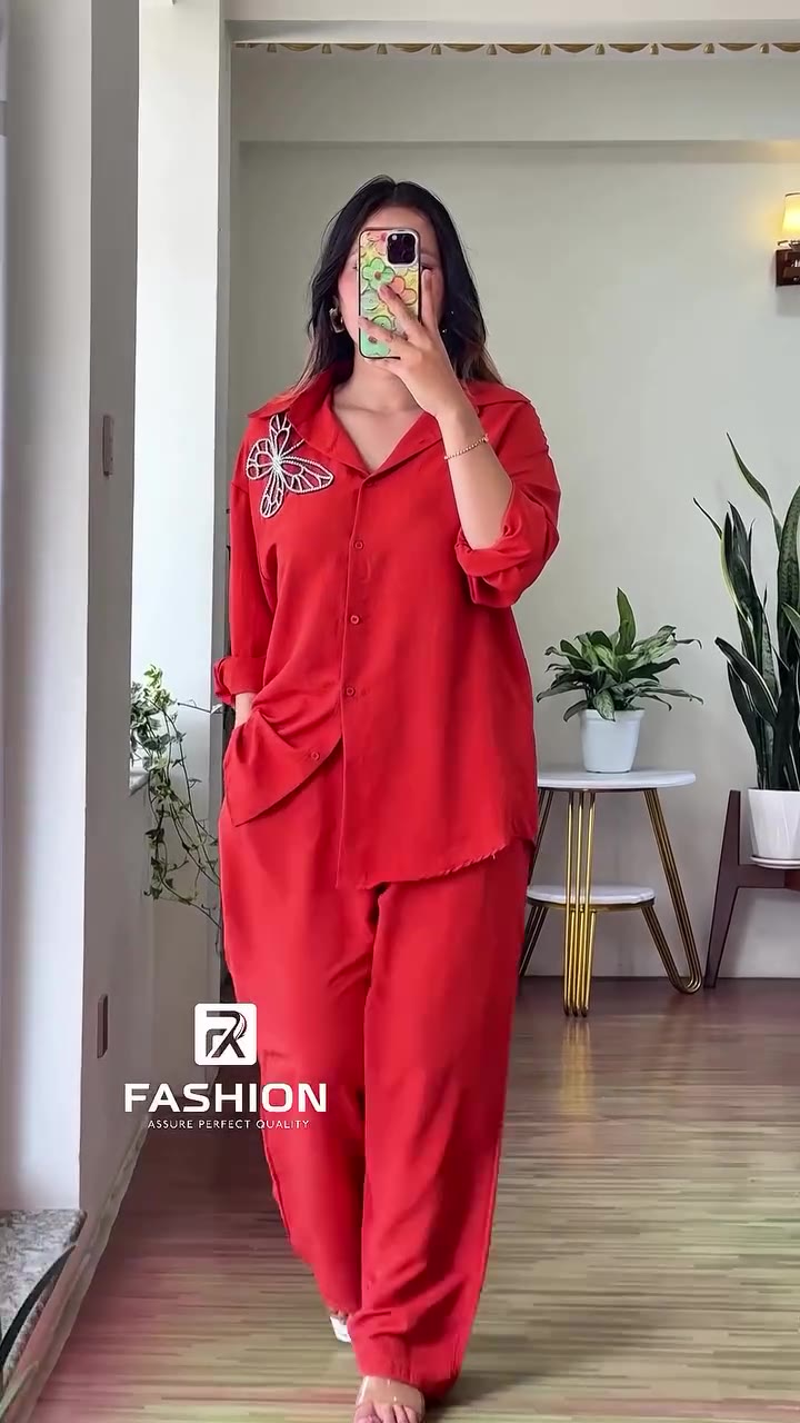 Rihana Luxury 2-Piece Coord Set – Boutique Quality