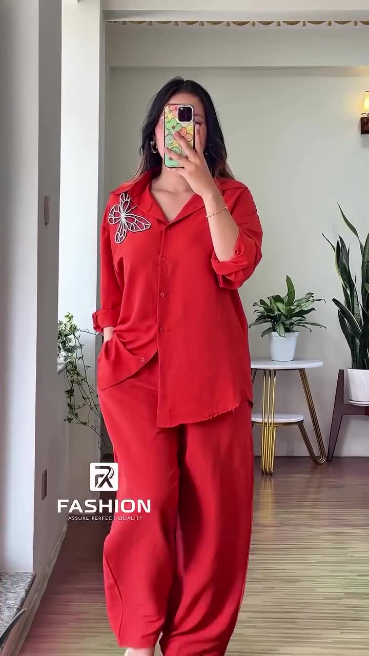 Rihana Luxury 2-Piece Coord Set – Boutique Quality