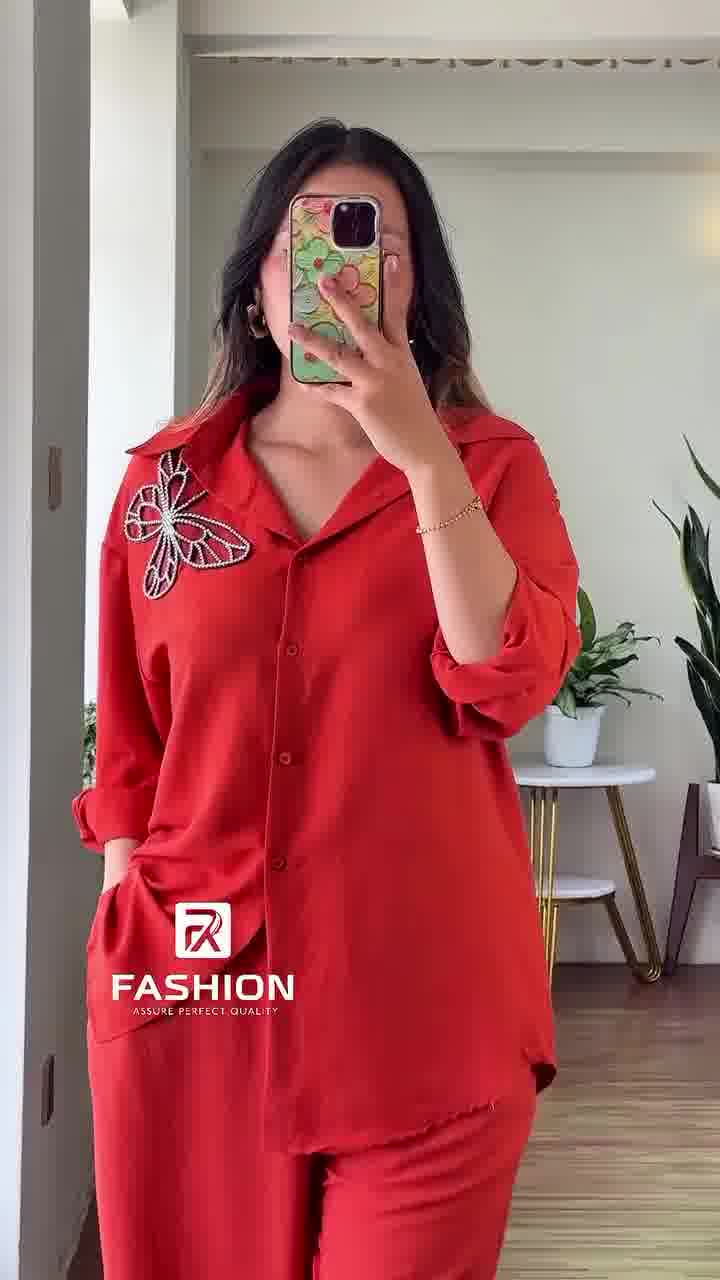 Rihana Luxury 2-Piece Coord Set – Boutique Quality