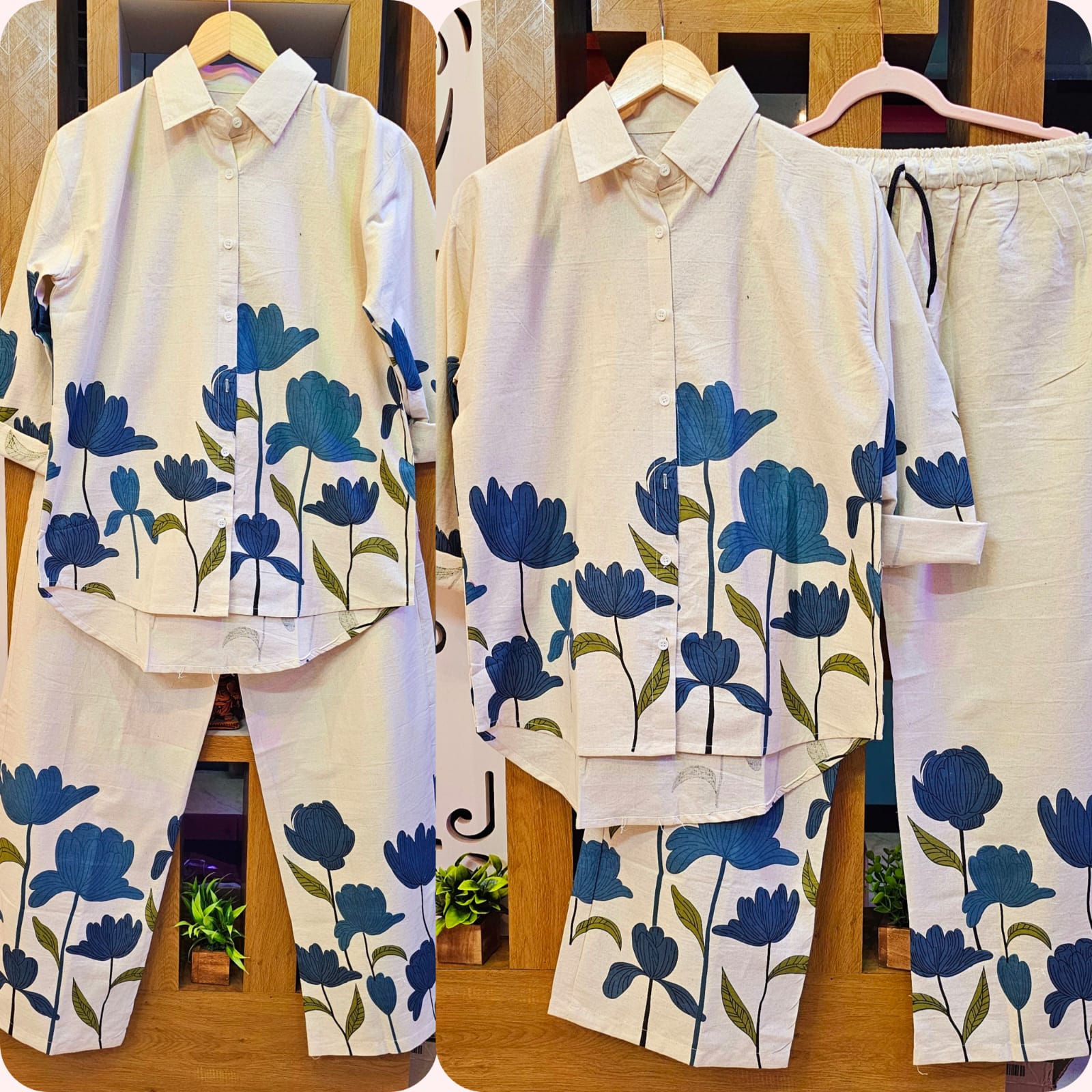 Bloom into style with our floral print cord sets