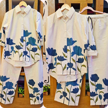 Bloom into style with our floral print cord sets