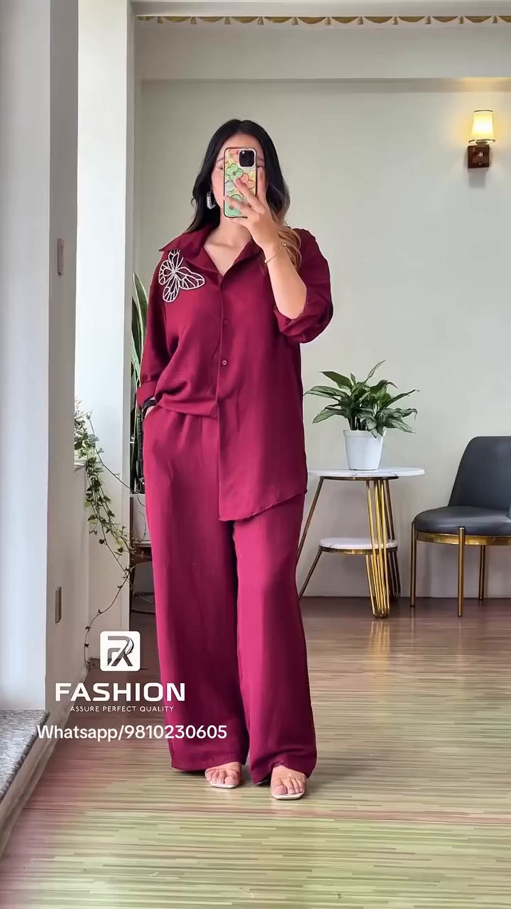 Rihana Luxury 2-Piece Coord Set – Boutique Quality
