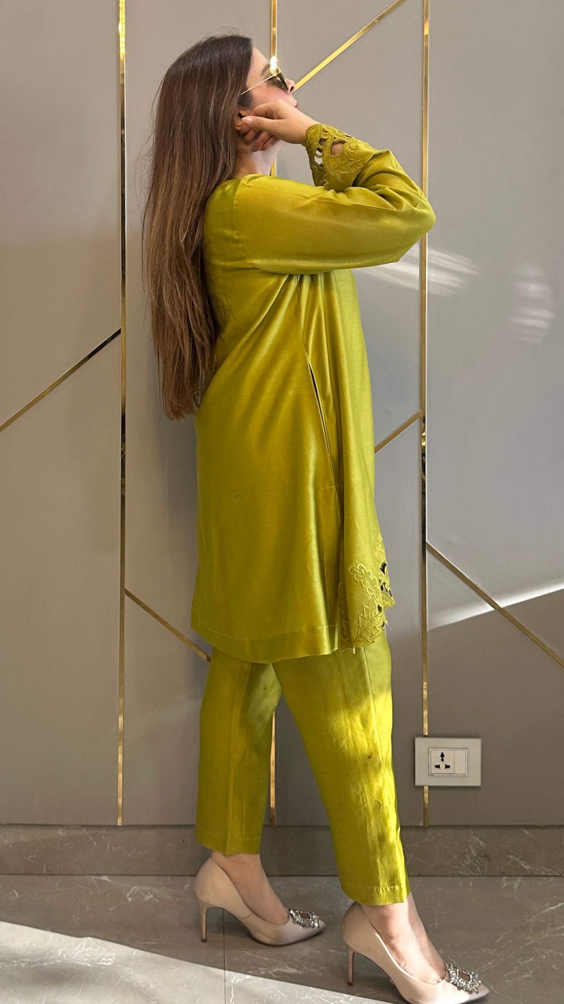 Green Ochre - Zoya Co-ord Set