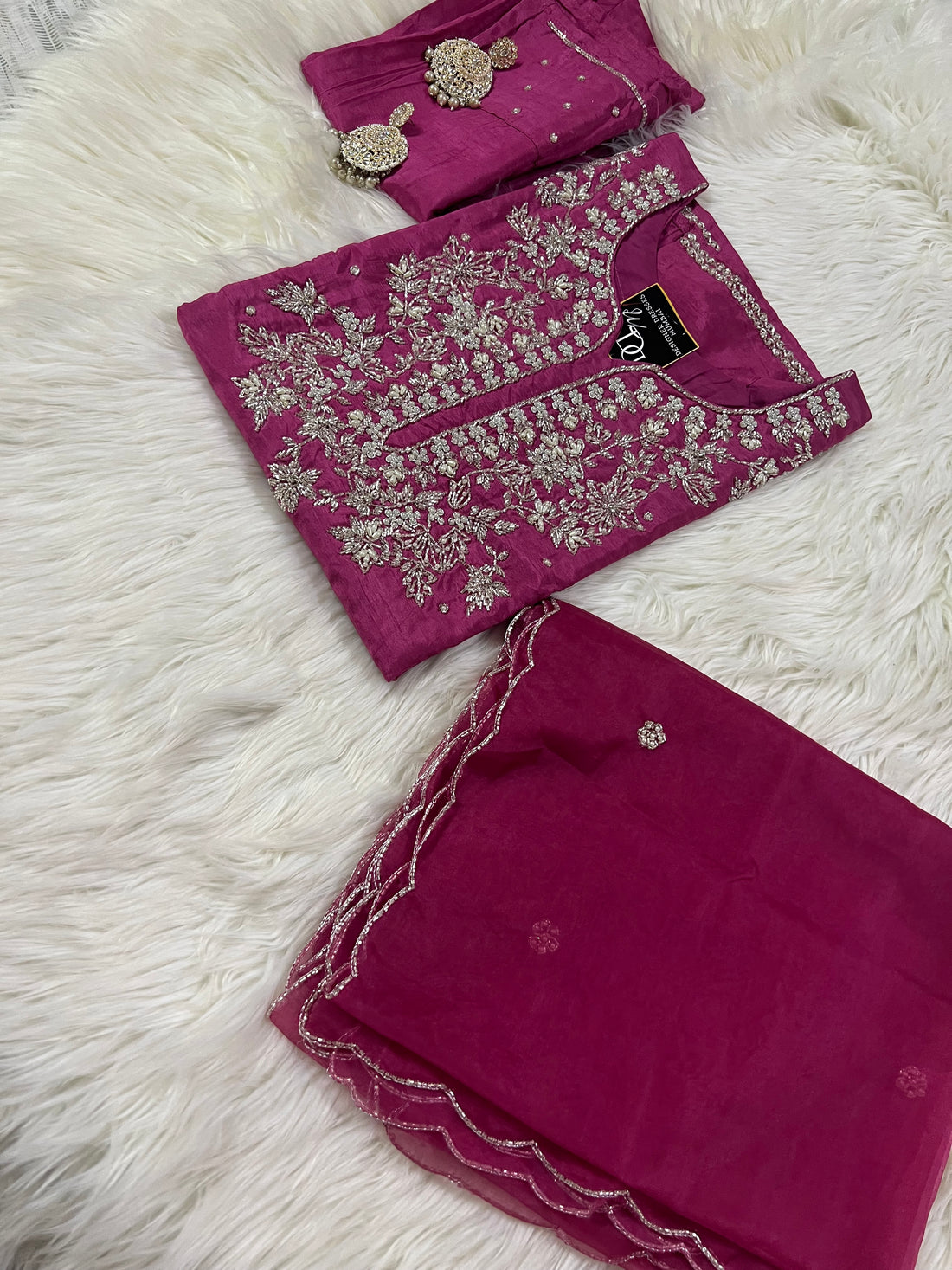 Maslin Designer Embroidery with Zardosi