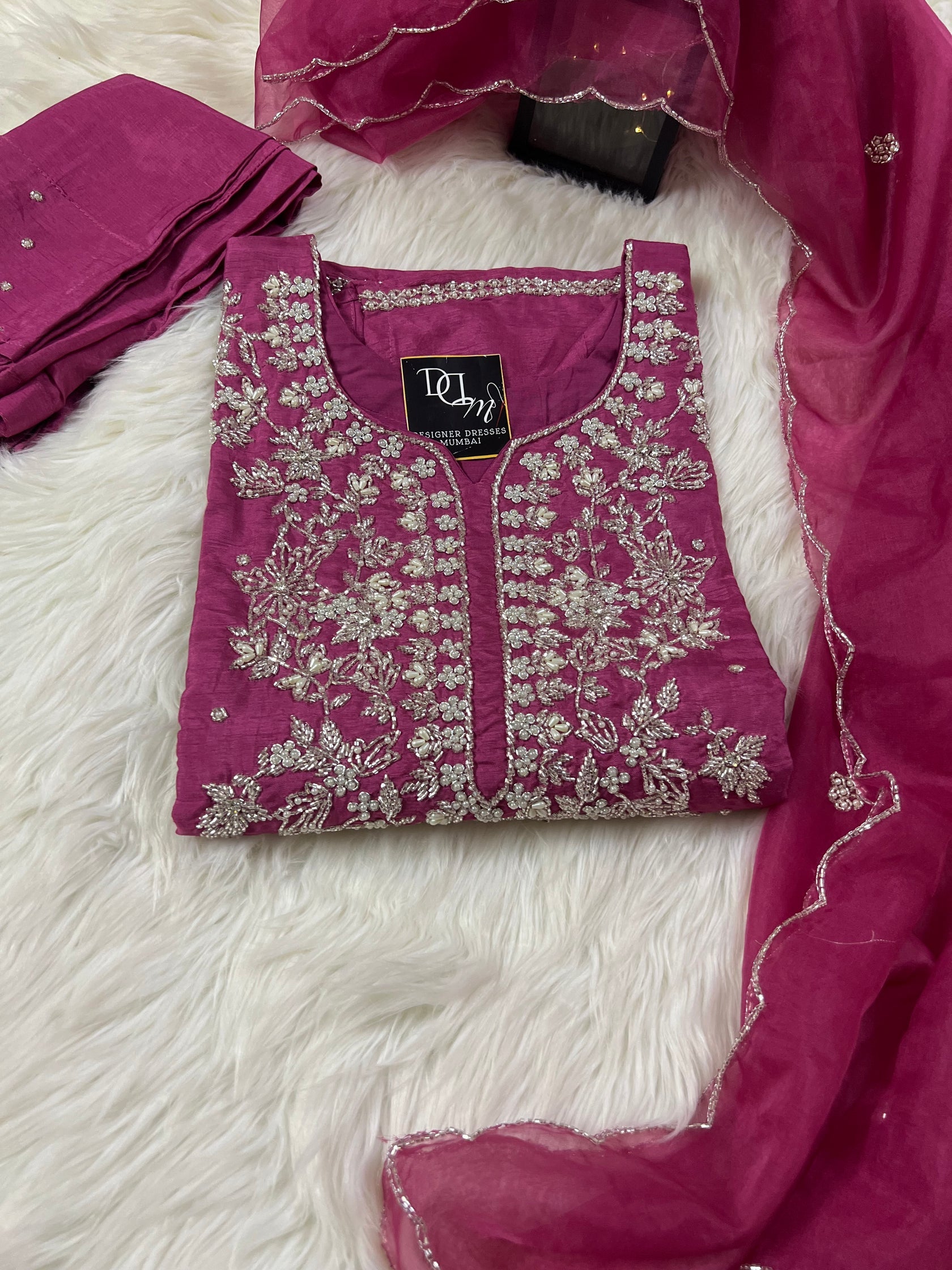 Maslin Designer Embroidery with Zardosi