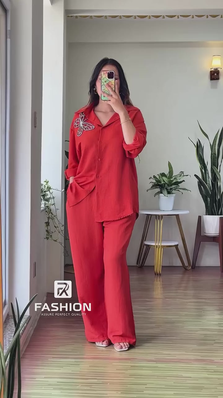 Rihana Luxury 2-Piece Coord Set – Boutique Quality